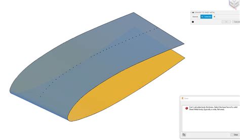 unbending curved sheet metal part 